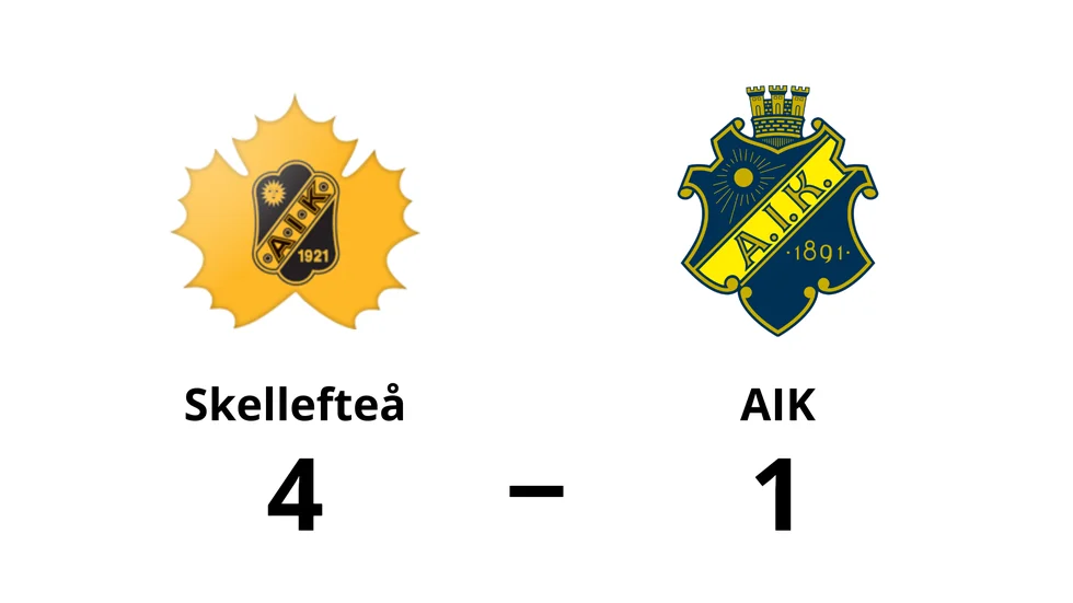 Skellefteå AIK vann mot AIK