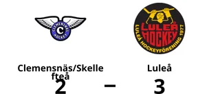 Äntligen seger för Luleå mot Clemensnäs/Skellefteå