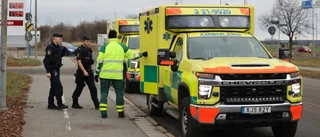 Bilar kolliderade i Uppsala   
