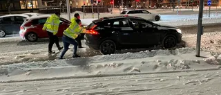 Oväder i Skellefteå orsakar problem • Trafikkaos och strömavbrott