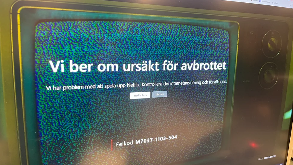Den här synen mötte många som satte uppe i natt för att se boxningsmatchen mellan Jake Paul och Mike Tyson på Netflix.