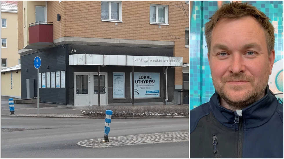 I denna sedan länge tomma lokal på Storgatan i Motala ska butik med pool- och spatillbehör öppna. Daniel Andersson är en av ägarna till Svenska Pool & Spa Linköping AB, företaget som ska driva butiken.