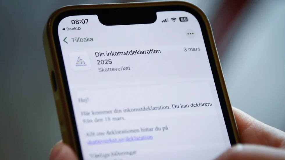 Det var problem att logga in hos Skatteverket på tisdagsmorgonen. Arkivbild.