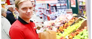 Viktor, 26, blir chef för nya Willys-butiken.