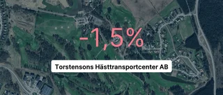 Negativ resultatkurva för Torstensons Hästtransportcenter AB
