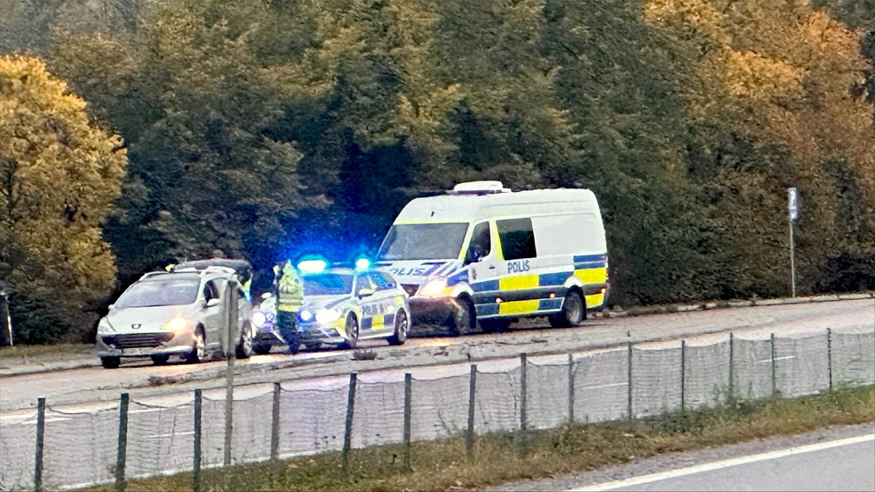 Polisen genomförde en kontroll av fordon vid Årbyrondellen under torsdagsmorgonen.