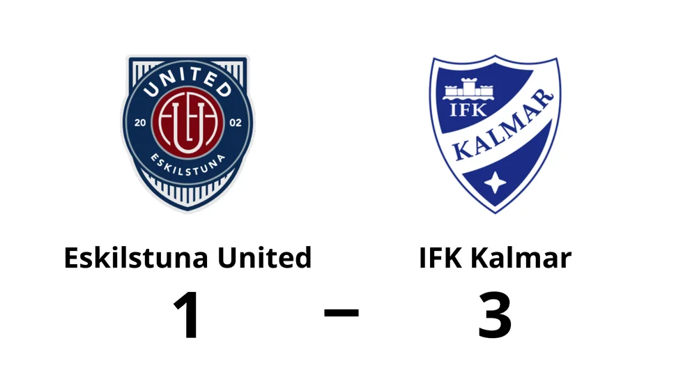 Eskilstuna United förlorade mot IFK Kalmar