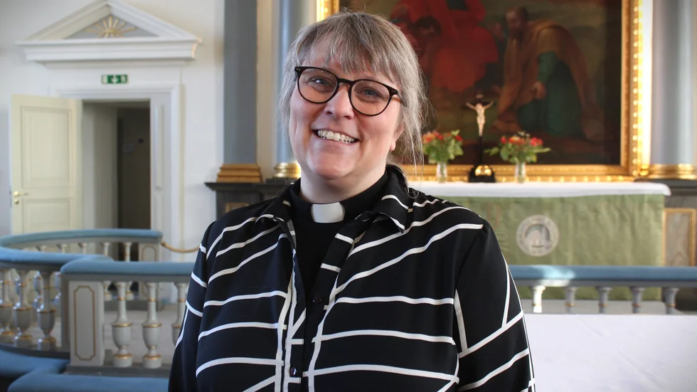 Miriam Wredén Klefbeck, kyrkoherde i Vimmerby pastorat, ser på nya jobbet med lång framförhållning. "Jag har jobbat kortare och längre och vet vad som är bäst."