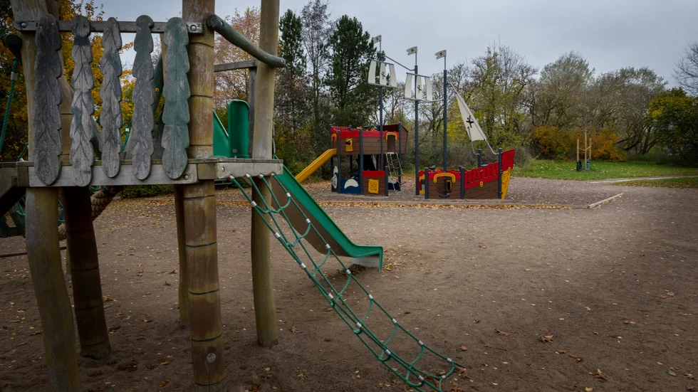 En pojke avled under lördagen efter en allvarlig lekplatsolycka vid en förskola i Umeå. Bilden har inget med händelsen att göra. (Genrebild)