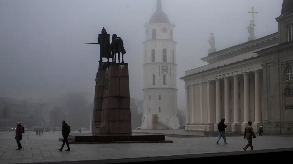Tre kinesiska diplomater får lämna Litauen. Arkivbild från huvudstaden Vilnius.