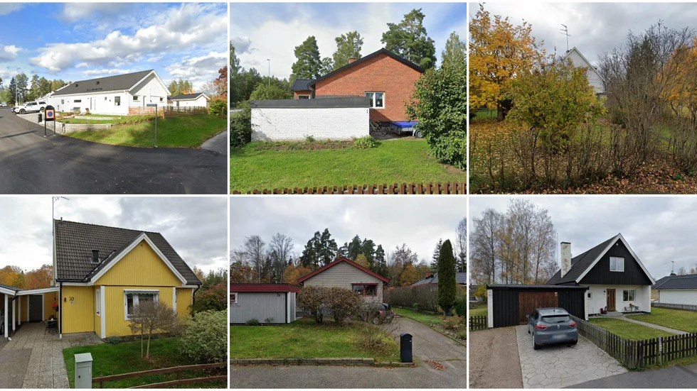 Bresättersvägen 23, Sköna Gertruds Väg 1, Fortunagatan 52, Åkerbärsvägen 10, Myrstigen 2B och Finntorpsgatan 4