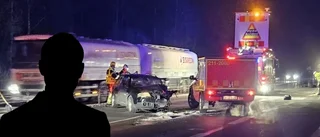 70-årig man gjorde en u-sväng på E4 – frontade mötande bil
