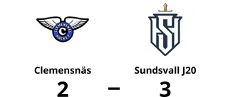 Knapp seger för Sundsvall J20 mot Clemensnäs