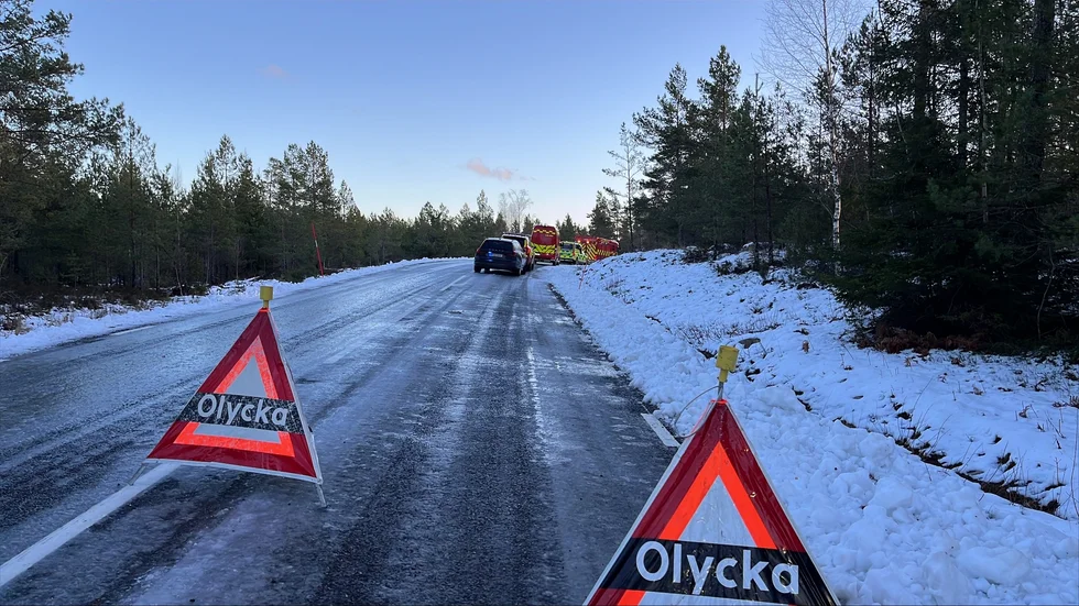 Halka på Västrumsvägen.