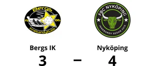 Bergs IK förlorade efter förlängning mot Nyköping