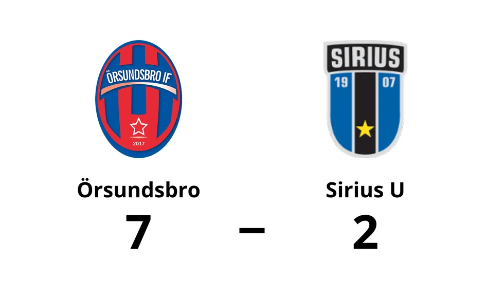 Örsundsbro IF vann mot IK Sirius FBC U