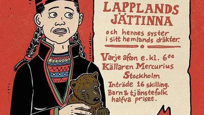 Kristina Larsdotter (1819-1854) led av en sjukdom som gjorde att hon fortsatte växa. Under sitt korta liv turnerade hon i Europa – och visades upp som en kuriositet. 