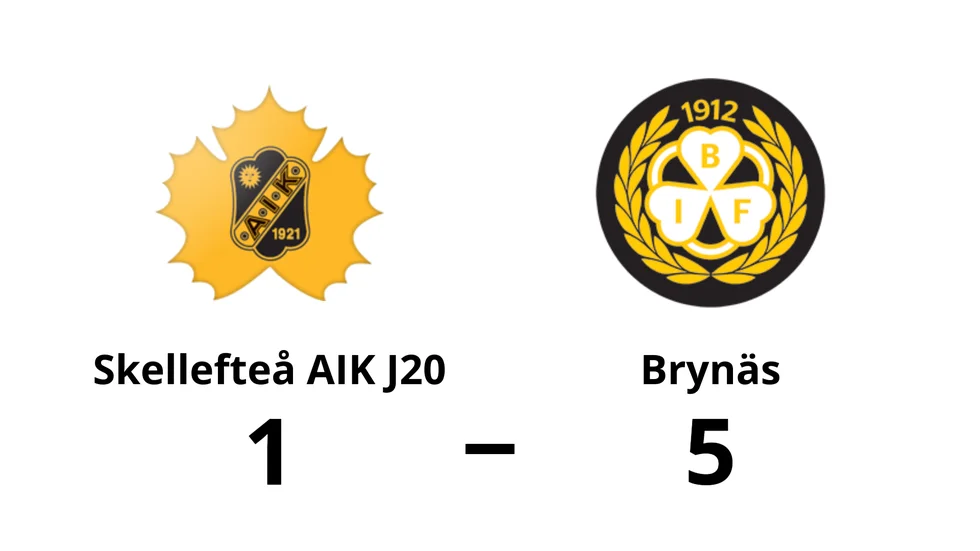 Skellefteå AIK J20 förlorade mot Brynäs IF