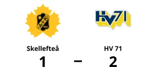 Efterlängtad seger för HV 71 – steg åt rätt håll mot Skellefteå