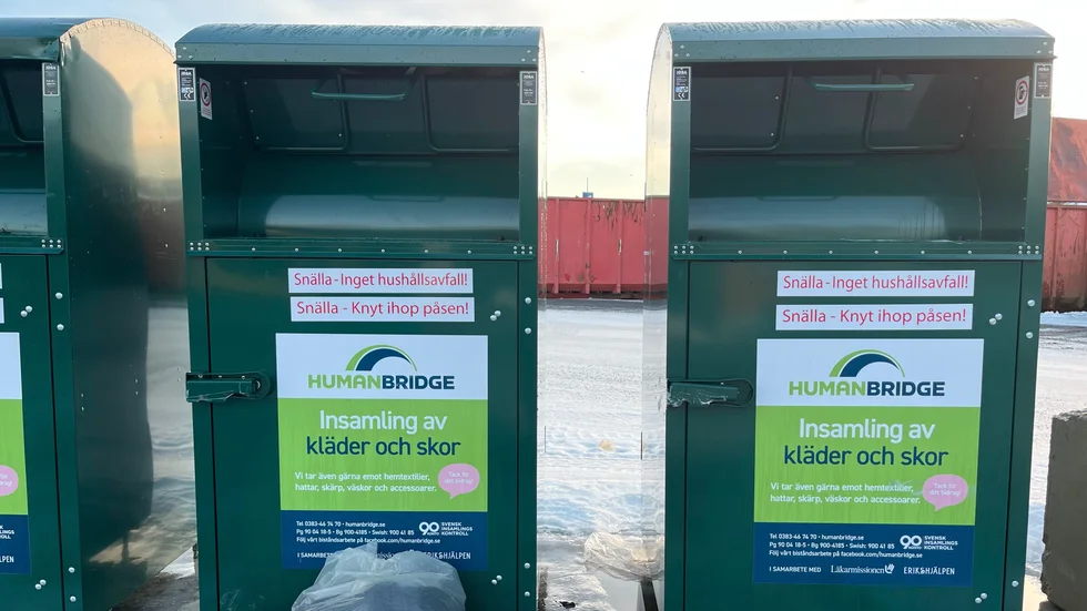 Insamling av textil på Degermyran, Human Bridge