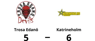 Avgörande i förlängning när Trosa Edanö föll mot Katrineholm