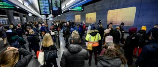 Sämsta punktligheten för tågen sedan 2010