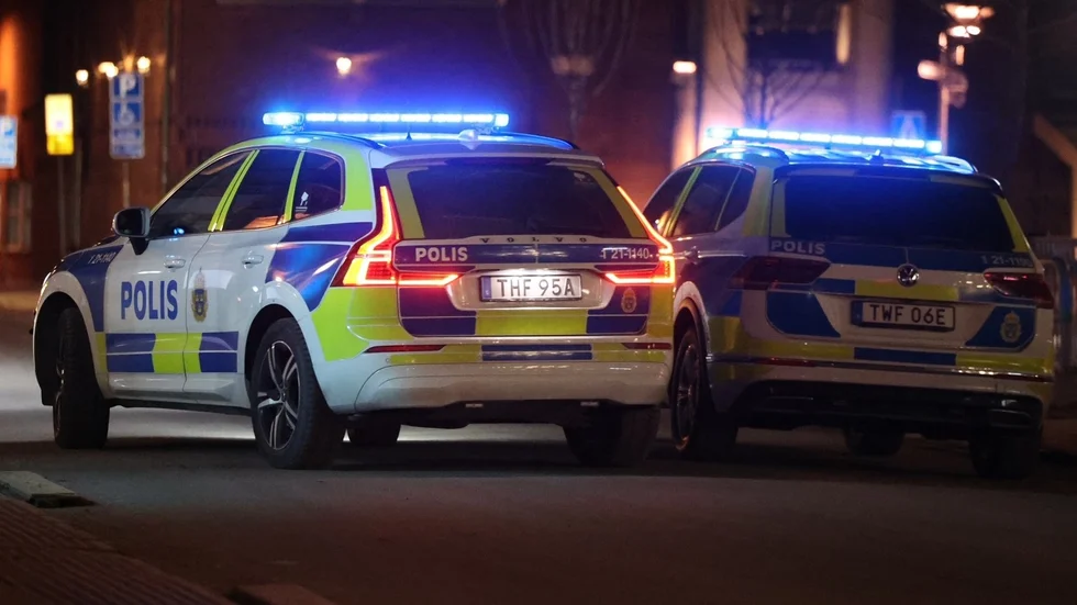 Polisen kom till platsen strax efter halv två. 