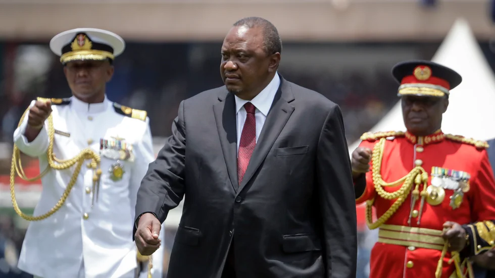 Kenyas före detta president Uhuru Kenyatta. Arkivbild.