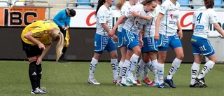 IFK dam med ena benet i elitettan