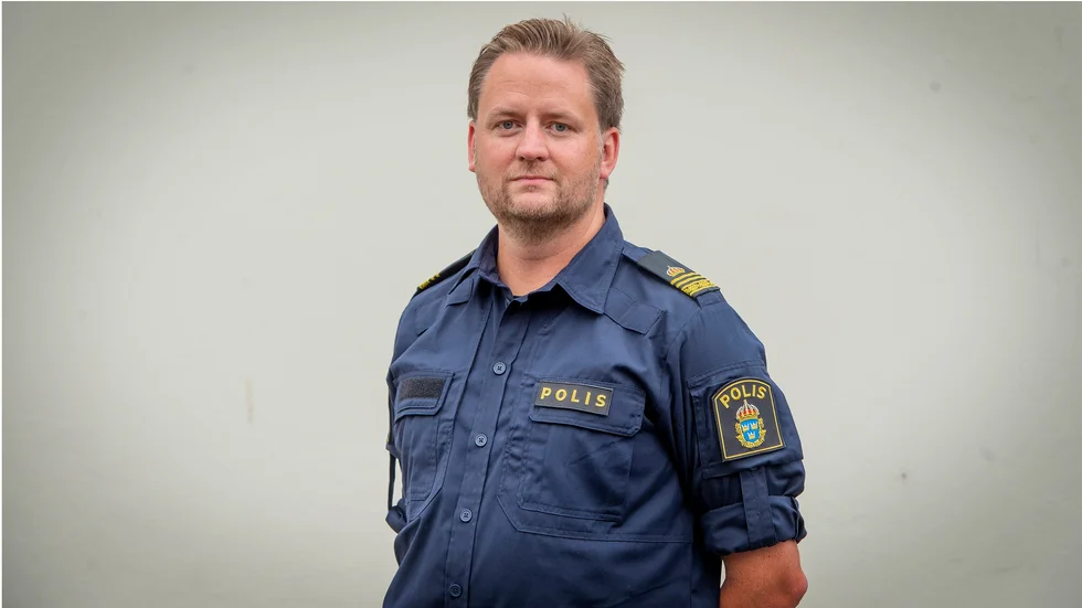 Daniel Eriksson är chef över polisens enhet för grova brott i Nyköping.