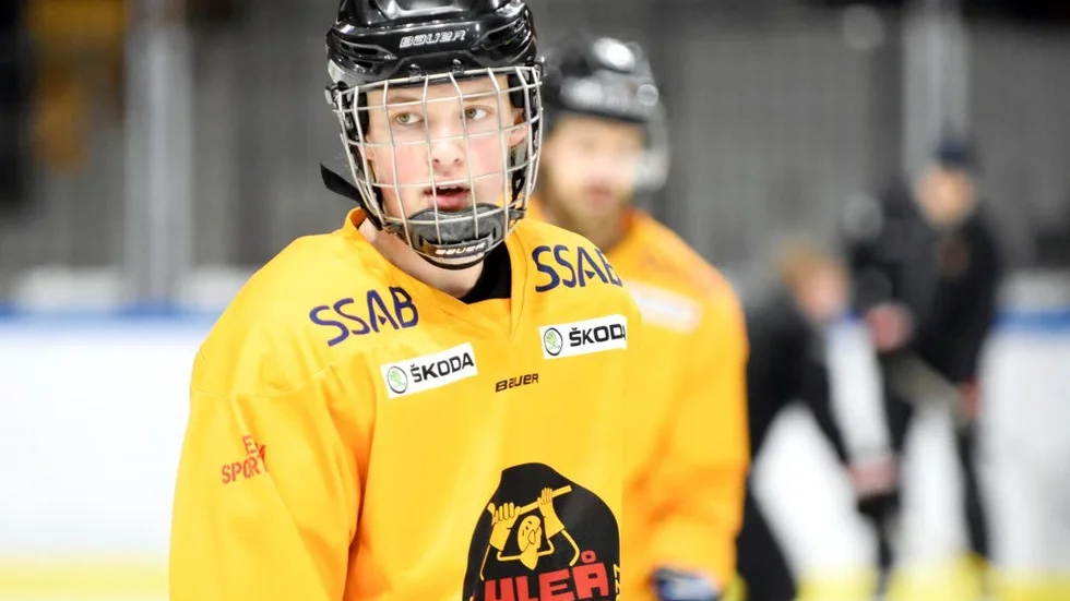 Noel Gunler siktar på spel i NHL. Men först gäller Luleå Hockey. (Arkivbild)
