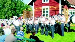Hemvärnets Musikkår har tidigare spelade på Hell'ste marken i augusti förra året och  kommer tillbaks i sommar igen.
FOTO: PER SJÖSWÄRD