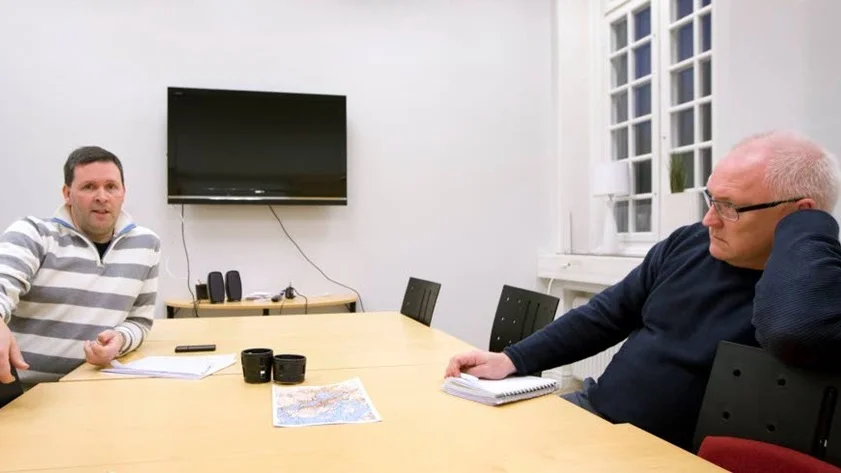 Ulf Fjällström och Hans Ruthberg vill stimulera till nyföretagande men är inte glada över att starta eget bidraget plockats bort.