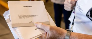 Stort problem med valkuverten: "Tyvärr har vi nu de kuvert som vi har" ▪ Motala har anmält tll valmyndigheten