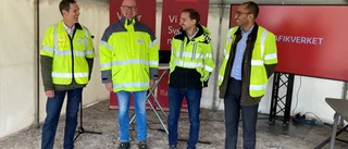 Nu är bygget av nya godsbangården igång