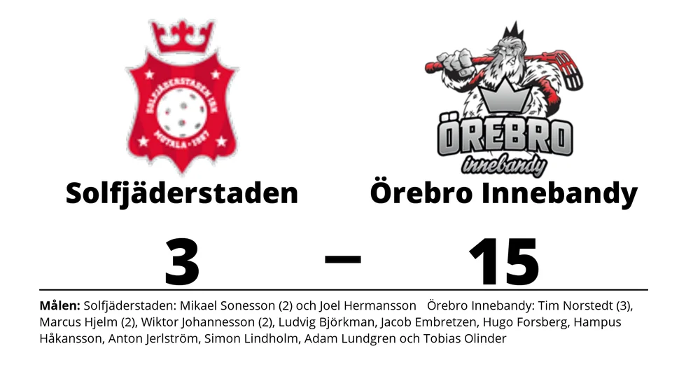 Solfjäderstadens IBK förlorade mot IBF Örebro