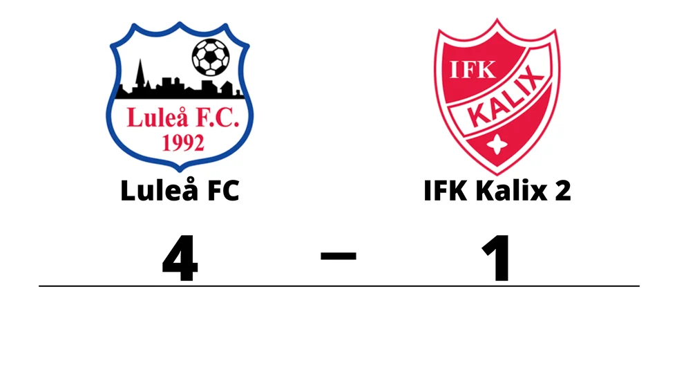 Luleå FC vann mot IFK Kalix 2