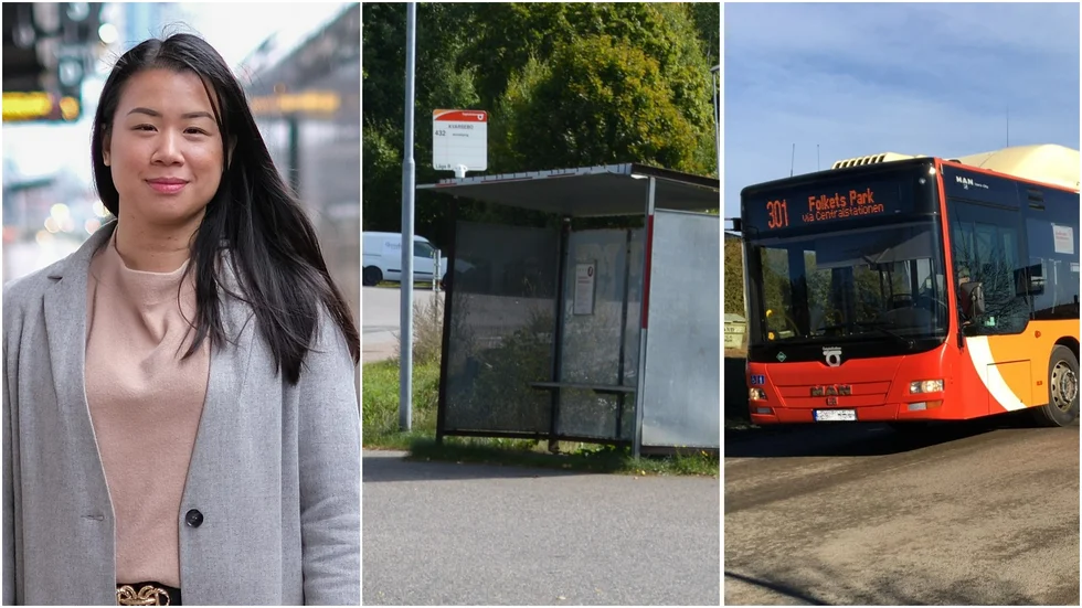 Julie Tran vill satsa mer på klimatvänliga transporter i Östgötatrafiken. Och utökad helgtrafik på landsbygden.