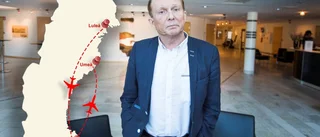 Tog flyget till tågmötet – i Umeå