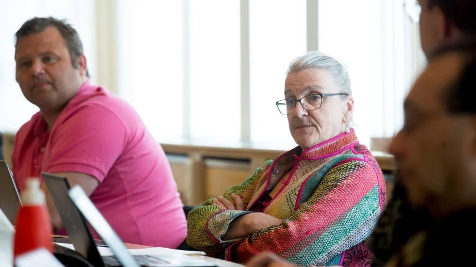 Samhällsbyggnadsnämndens ordförande Brith Fäldt vill lyfta frågan om vilka nämndsärenden som ska vara offentliga eller stängda. (Arkivbild)