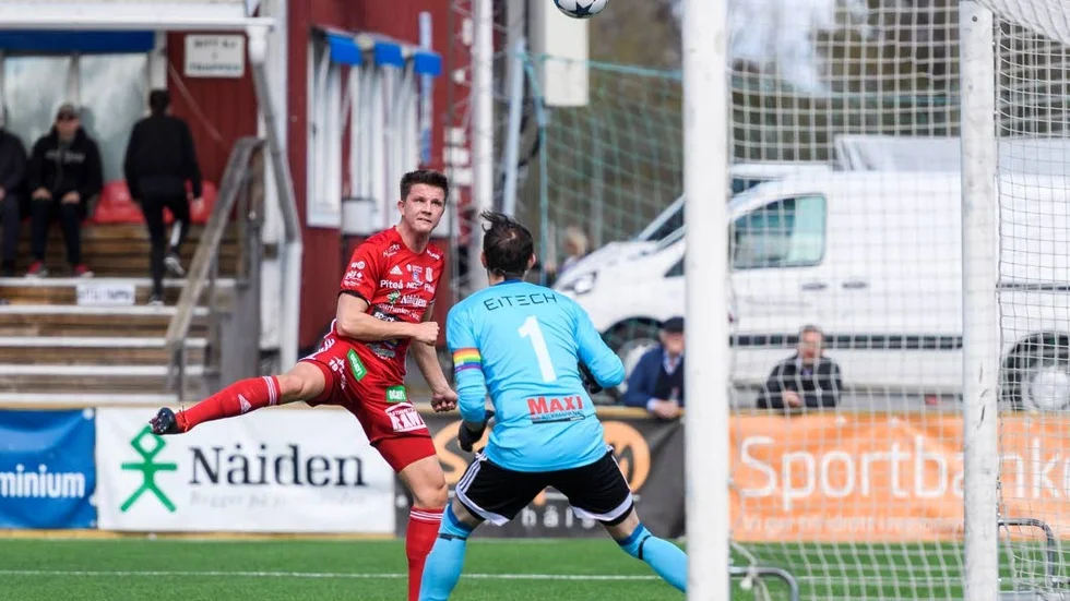 HATTRICK. Joel Edström satte ett hattrick när Piteå vann bortamatchen mot Söderhamn med hela 5–2.