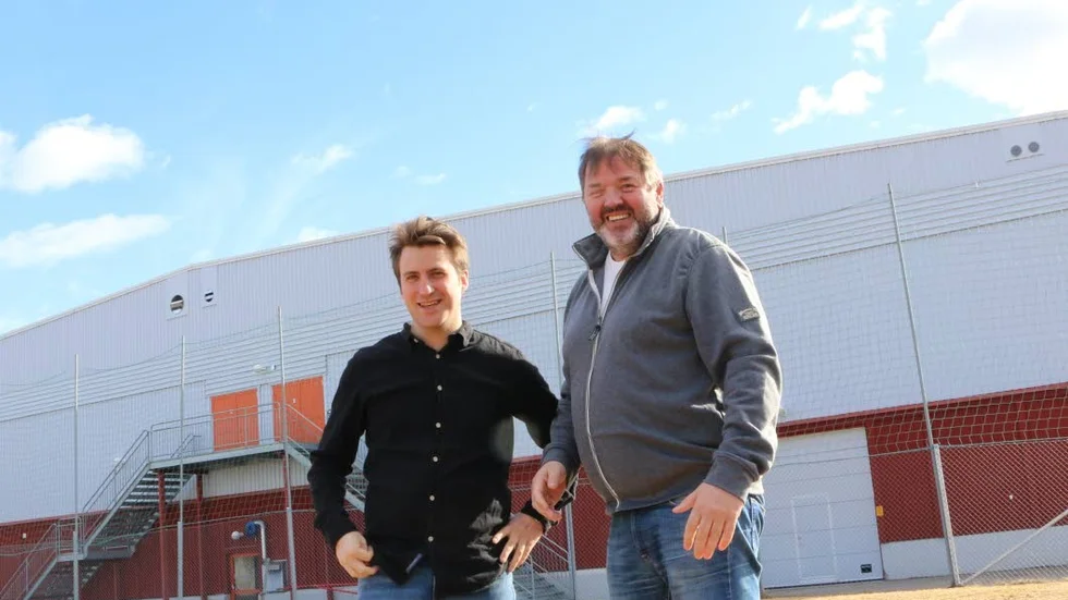 Piteå Hockeys Jonatan Glader och Fredde Lindgren ser fram emot veckan finnkamper i LF Arena. (Arkivbild).