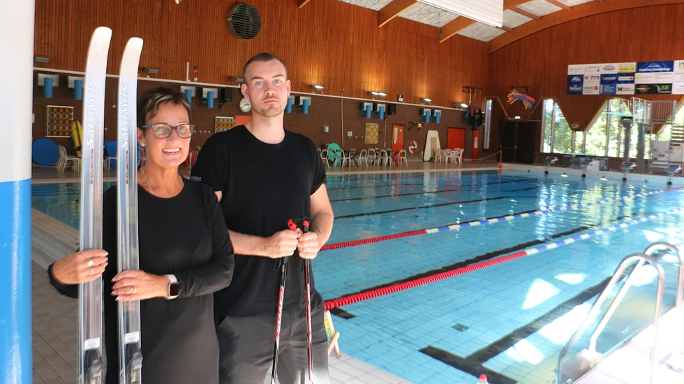 Vasaloppet inspirerar årets simtävling i Hagadal. Carola Karlqvist och Johan Anemyr utlovar blött före, men med bra glid i vattnet. Tanken med tävlingen är att den ska bli en morot för regelbunden motion. Fast utan skidor...