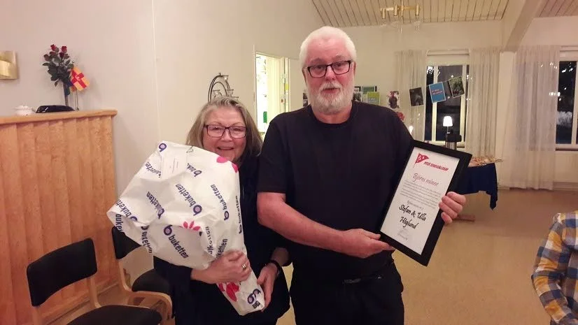 PRISADE. Piteå segelsällskap hederspris ”Björns minne” gick till paret Stefan och Ulla Höglund.
