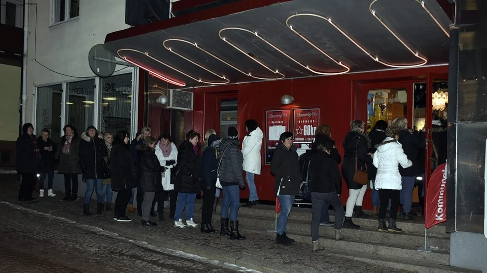 Kommunals biokväll i Vimmerby var populär. Foto: Magnus Strömsten