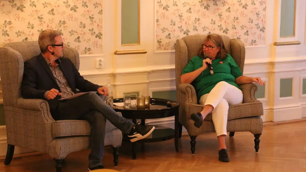 Patric Engqvist frågade ut Helene Nilsson (S), som hamnade i Heta stolen.