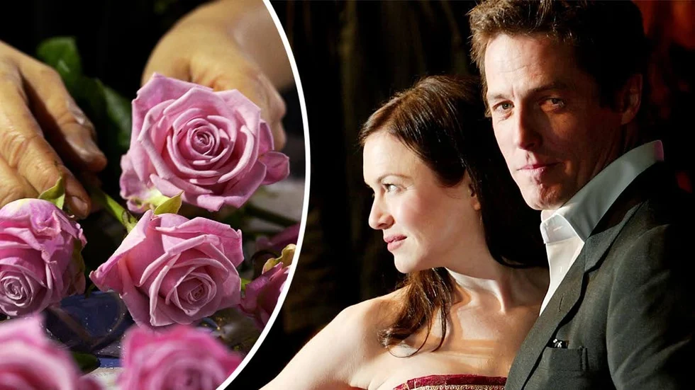 Hugh Grant förknippas med många romantiska filmer, här med Renee Zellweger på premiären av "På spaning med Bridget Jones".