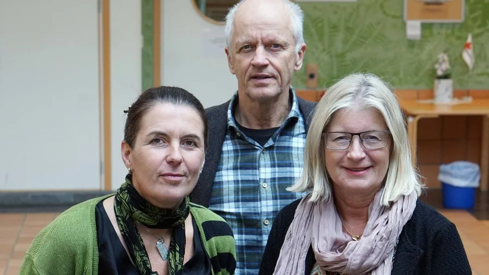 Presenterade ny satsning. Akko Karlsson (MP), Leif Svensson (V) och Lena Segerberg (S) berättade att man vill inrätta en palliativ vårdavdelning i Västervik.