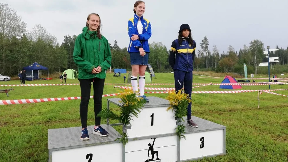 Tuva Östangård vann sin klass i långdistans-DM.