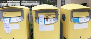 Brevlådorna är obrukbara – irriterar